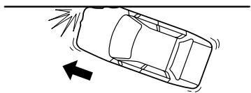 MAZDA 626 2001 - Limits de déploiement des coussins d'air avant - 2