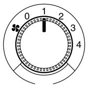 MAZDA 626 2001 - Cadran de commande de ventilateur - 1