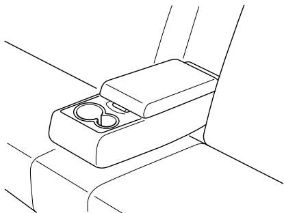 MAZDA 626 2001 - Porte-verres arrière - 1