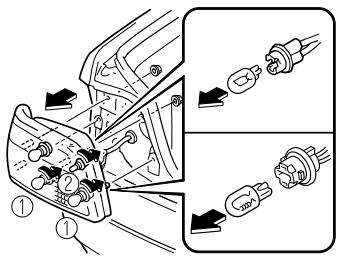 MAZDA 626 2001 - Accès aux ampoules arrêté - 3