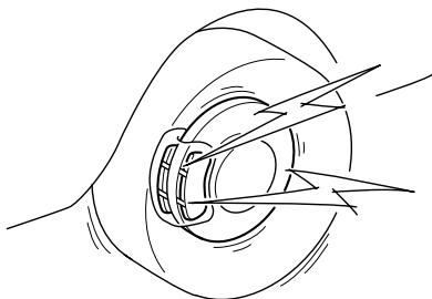 MAZDA 626 2001 - Indicateur d'usure des plaquettes - 1
