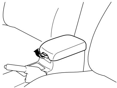 MAZDA 626 2001 - Boite de console centrale - 2