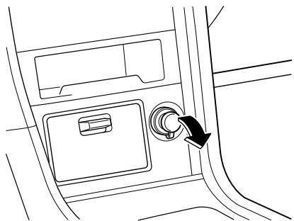 MAZDA 626 2001 - Prise pour accessoires avant - 1