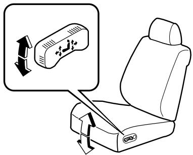 MAZDA 626 2001 - Réglage de la hauteur de l'avant - 1