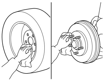 MAZDA 626 2001 - Installation de la roue de secours - 1