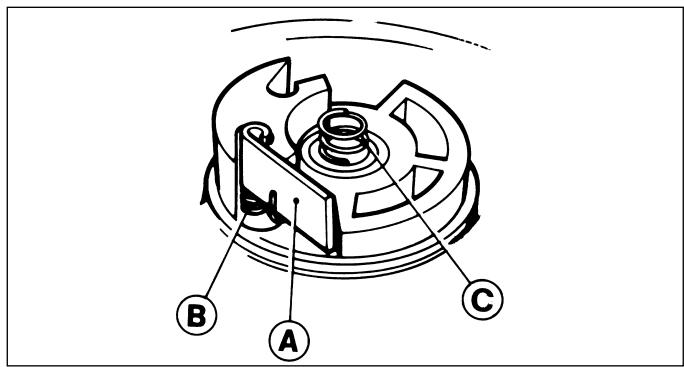 TECUMSEH SPECTRA 37 - Fig. 8 - Systeme d'engagement - 2