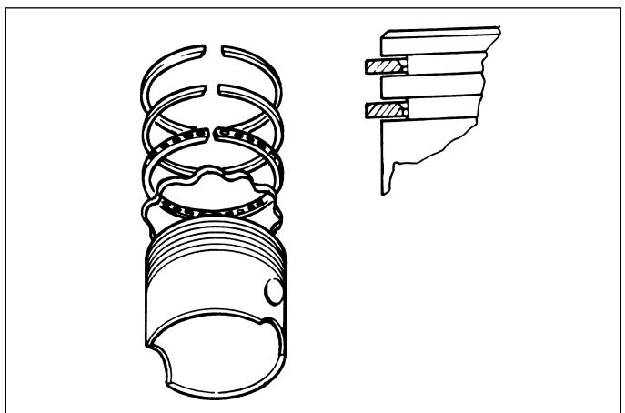 TECUMSEH SPECTRA 37 - d) SEGMENTS PISTON - 2