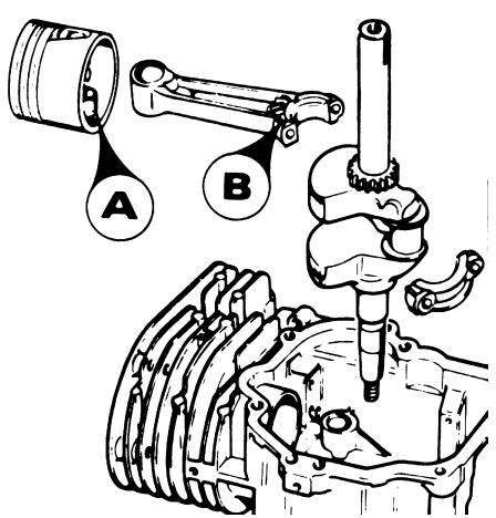TECUMSEH SPECTRA 37 - e) PISTON ET BIELLE - 1