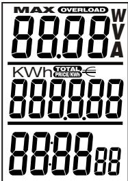 CHACON PC300 - RESUME DE L'AFFICHAGE LCD - 1
