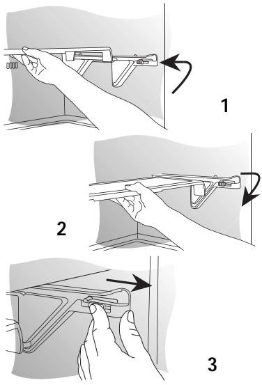 BAUKNECHT KGNA 305 - Modification de la positon des clayettes : - 1