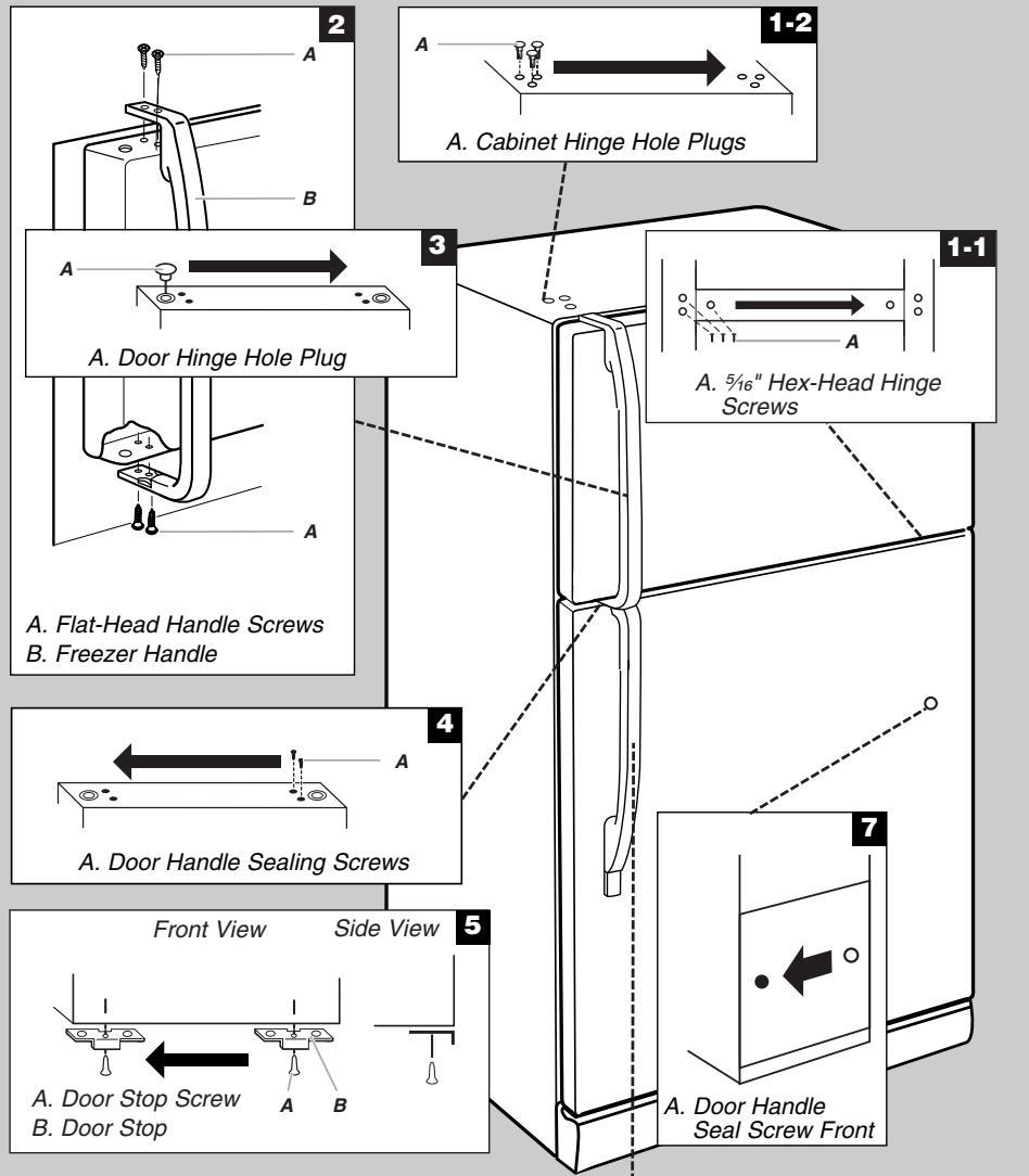BAUKNECHT GR2FHMXVY - Standard Door - Door Swing Reversal (optional) - 1