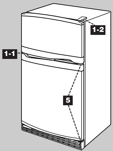 BAUKNECHT GR2FHMXVY - Contour Door - Door Swing Reversal (optional) - 1
