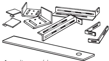 BAUKNECHT GZ7936XHS  - INSTALLATION INSTRUCTION - Pièces fournies pour l'installation : - 1
