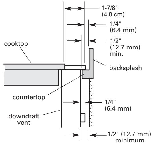 BAUKNECHT GZ7936XHS  - INSTALLATION INSTRUCTION - Countertop cutout dimensions - 2