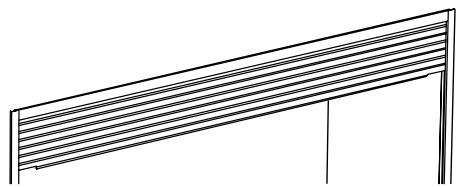 BAUKNECHT SKT60S - INSTALLATION INSTRUCTION - Fasten the Top Trim to the Opening - 1