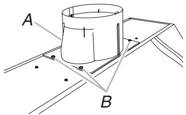 BAUKNECHT UXG7480VDS - Attach Metal Transition Duct Piece - 1