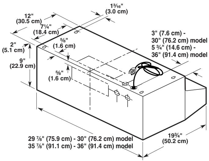 BAUKNECHT UXT5536AAS - Product Dimensions - 1