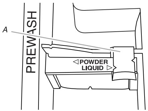 BAUKNECHT WFW9400SZ - Compartment pour détermgent du lavage principal - 1