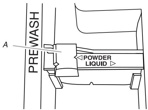 BAUKNECHT WFW9400SZ - Compartment pour détermgent du lavage principal - 2