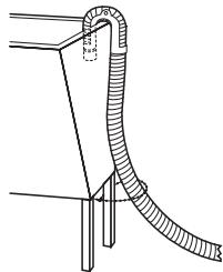 BAUKNECHT WFW9400SZ - Immobilisation du tuyau de vidange - 1