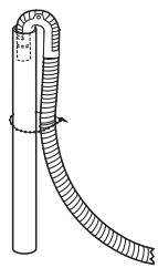 BAUKNECHT WFW9550WL - Secure the Drain Hose - 2
