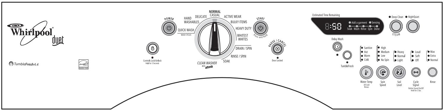 BAUKNECHT WFW9550WL - WASHER USE - 1