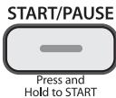 BAUKNECHT WFW95HEXL - Press and hold START/PAUSE to begin wash cycle - 1