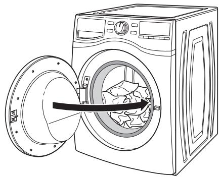 BAUKNECHT WFW95HEXL - Load laundry into washer - 1