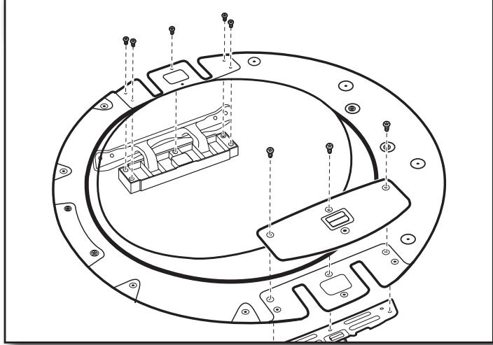 BAUKNECHT WGD97HEXL - INSTALLATION INSTRUCTION - Réinstaller la charnière et le loquet sur chaque côté - 1