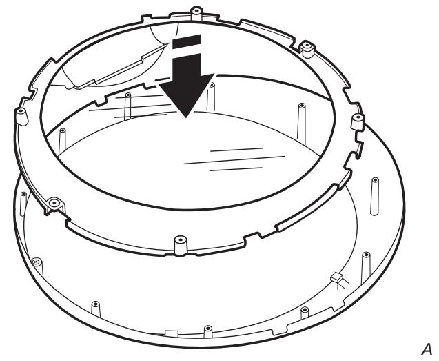BAUKNECHT WGD97HEXL - INSTALLATION INSTRUCTION - Tourner et rassembler la porte externe et la garniture circulaire - 1
