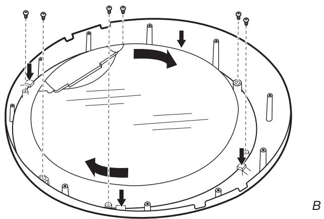 BAUKNECHT WGD97HEXL - INSTALLATION INSTRUCTION - Tourner et rassembler la porte externe et la garniture circulaire - 2