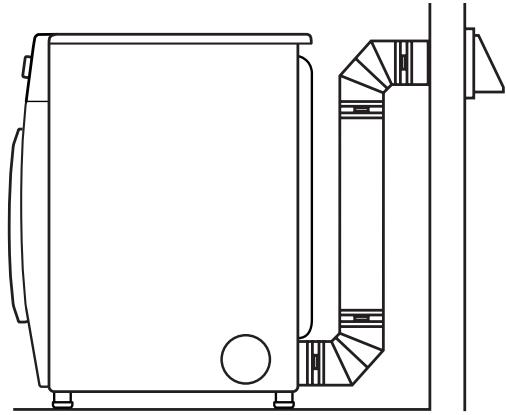 BAUKNECHT WGD97HEXL  - INSTALLATION INSTRUCTION - Recommended exhaust installation: - 1