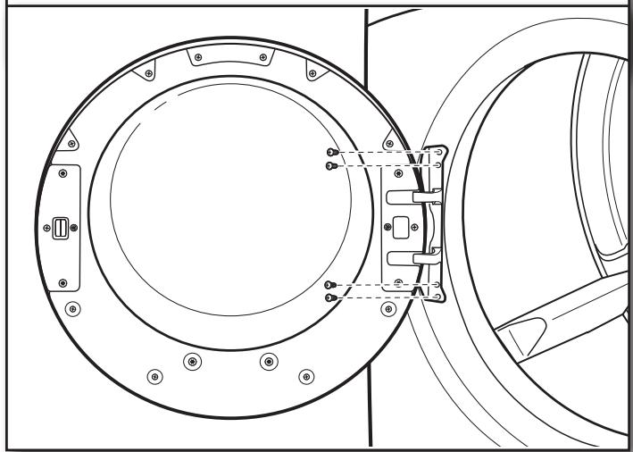 BAUKNECHT WGD97HEXL  - INSTALLATION INSTRUCTION - DOOR REVERSAL (OPTIONAL) - 3