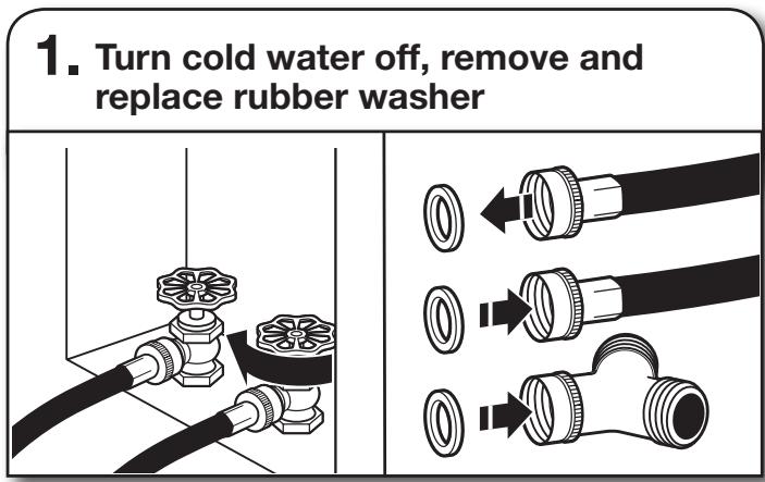 BAUKNECHT WGD97HEXL  - INSTALLATION INSTRUCTION - CONNECT INLET HOSE - 1