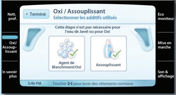 BAUKNECHT WTW7990XG - Sélection des options de distributeur - 1