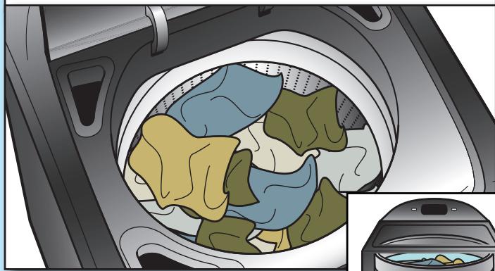 BAUKNECHT WTW7990XG - Charger les vêtements dans la laveuse - 1