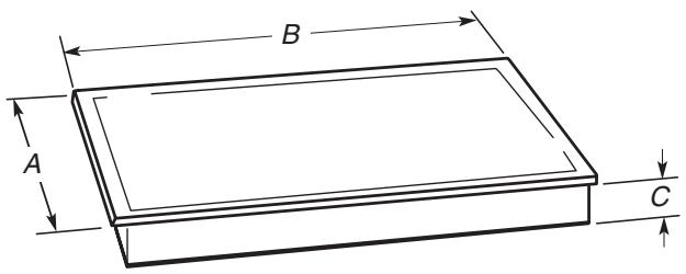 BAUKNECHT G9CE3675XS  - INSTALLATION - Dimensions du produit - 1