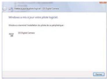 OREGON ATC3K - Installation de la webcam sous Windows Vista - 9