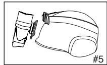 OREGON ATC3K - Monter laamera sur le casque en utilisant le bandeau en caoutchouc siliconé. - 5