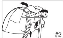 OREGON ATC3K - Monter laamera en utilisant la bande velocro: - 2