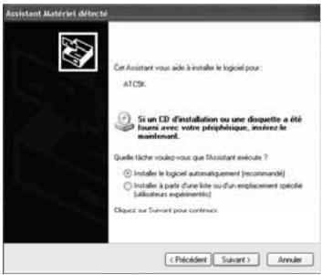 OREGON ATC5K - Installation de la webcam sous Windows XP - 1