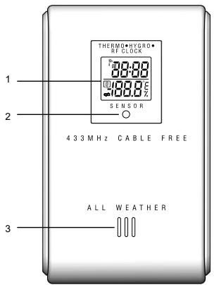 OREGON BAR986HG - SONDE SANS FIL (RTGR328N) - 1