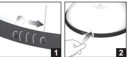 OREGON BBT216 - Enlever le couvercle - 1