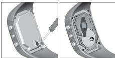 OREGON RA121 - Para substituir a bateria: - 1
