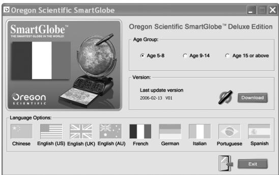 OREGON SMARTGLOBE - Enregistrement et actualisation de votre smartglobe™ - 1