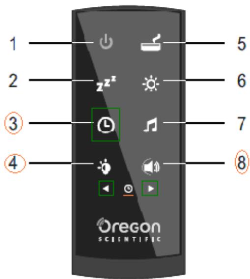 OREGON WS903 - Utilisation de la fonction réveil - 1