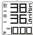 OREGON EW92 - AFFICHER LES RELEVÉS DE TEMPERATURE MINI. ET MAXI. - 1