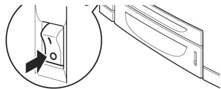 OKI B6250N - Connexion du cordon d'alimentation - 1