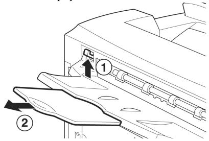 OKI B6250N - Instalación de la bandeja de salute boca arriba (posterior) - 2