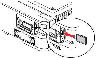 OKI C711DN - SD CARD INSTALLATION (C530 ONLY) - 5